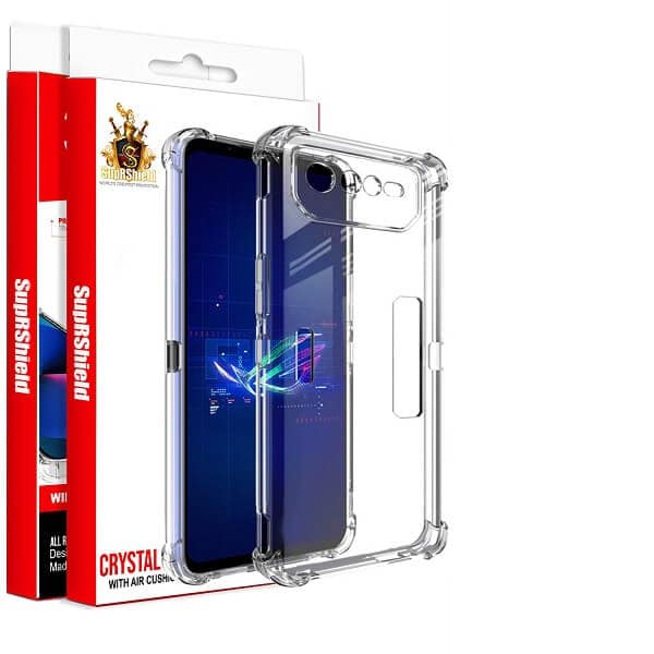 For Asus ROG Phone 6 Pro SupRShield Clear Case Shockproof Heavy Duty Gel Air Cushion Cover For Asus ROG Phone 6 Pro SupRShield Clear Case Shockproof Heavy Duty Gel Air Cushion Cover